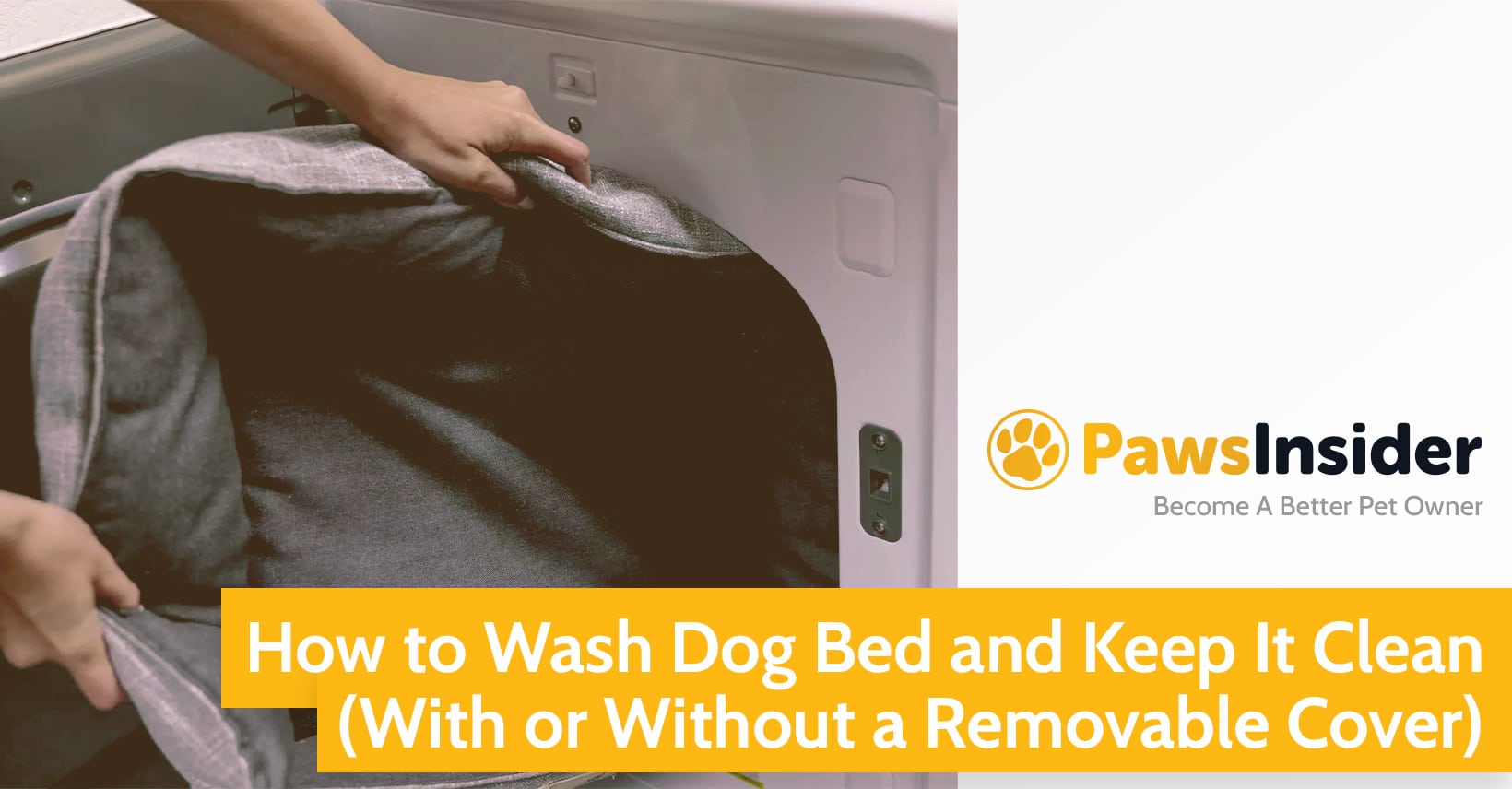How To Wash A Dog Bed And Keep It Clean For Longer // Paws Insider