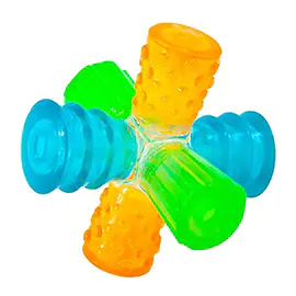 Triple Jack Squeaky Dog Chew Toy