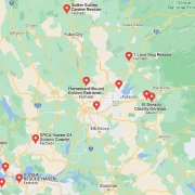 Screenshot of a map in Google Maps