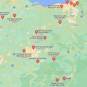 Screenshot of a map in Google Maps