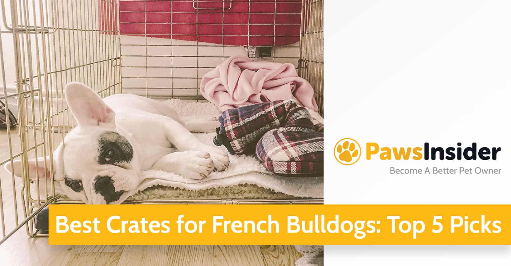 Best Dog Crate For French Bulldogs + The Perfect Size Guide