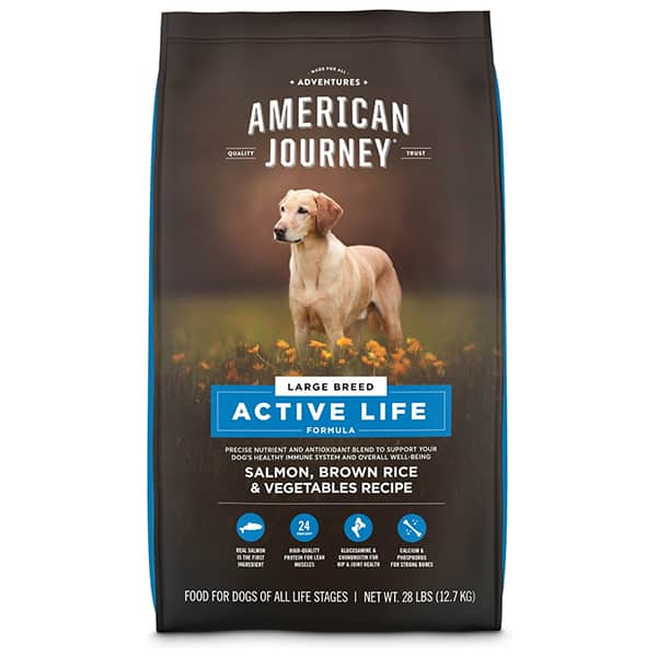 American Journey Active Life Formula Large Breed Salmon, Brown Rice & Vegetables Recipe Dry Dog Food