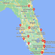 Screenshot of a map in Google Maps