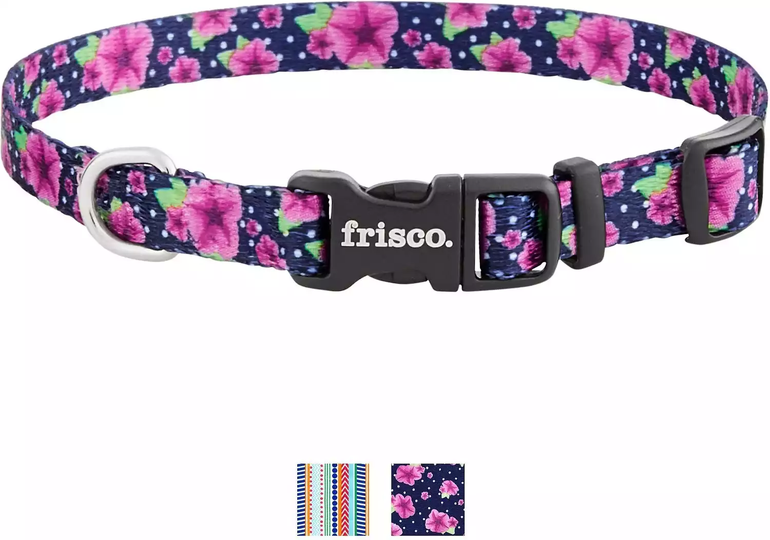 Frisco Patterned Polyester Dog Collar