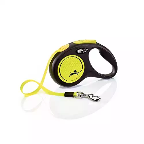 Flexi Neon Retractable Dog Leash