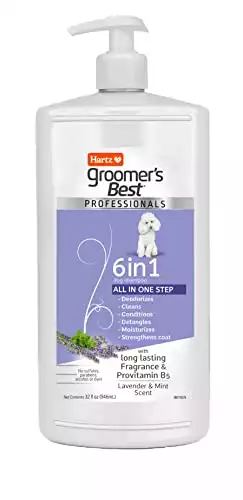 Hartz Groomer's Best Professionals 6-in-1 Dog Shampoo and Conditioner