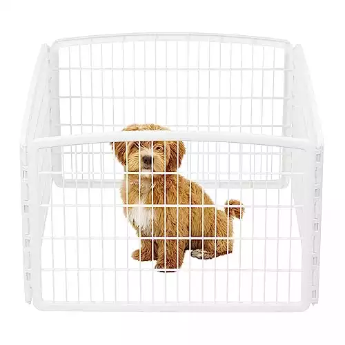 IRIS USA 24" Exercise 4-Panel Pet Playpen