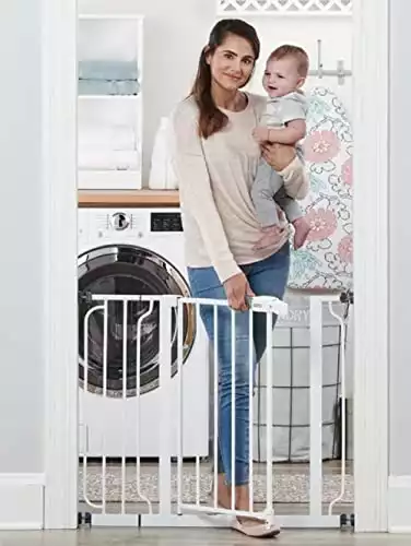 Regalo Easy Step Wide Walk Thru Baby Gate