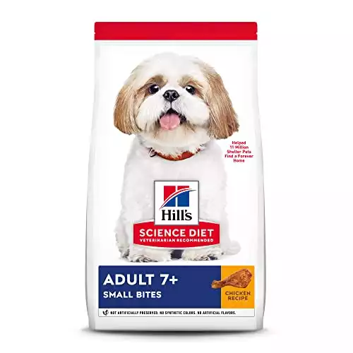Hill's Science Diet for Senior Dogs - Small Bites, Chicken Meal, Barley & Brown Rice Recipe