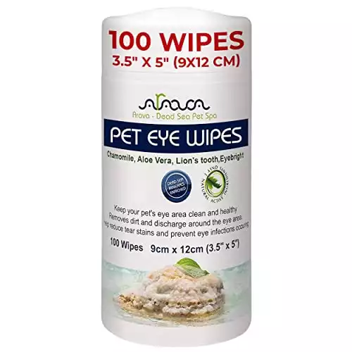 Arava Pet Eye Wipes