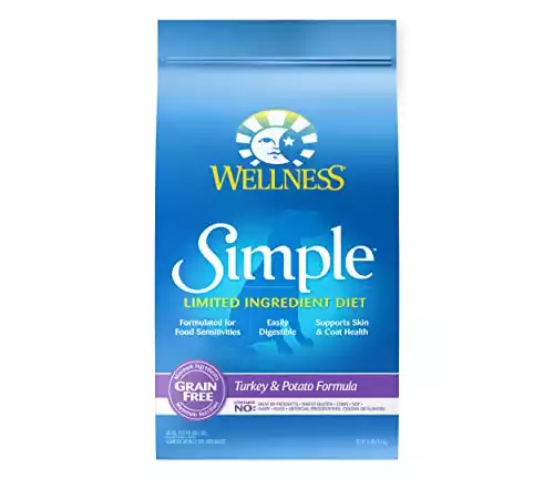 Wellness Simple Limited Ingredient Grain-Free Formula Dry Dog Food, Turkey & Potato