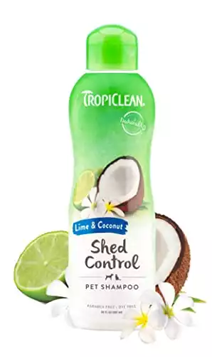 TropiClean Lime & Coconut Deshedding Dog Shampoo