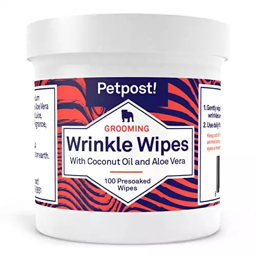 Petpost Bulldog Wrinkle Wipes