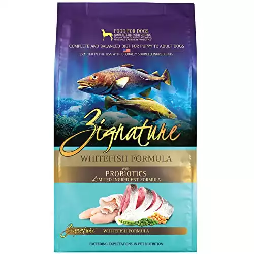 Zignature Whitefish Limited Ingredient Formula