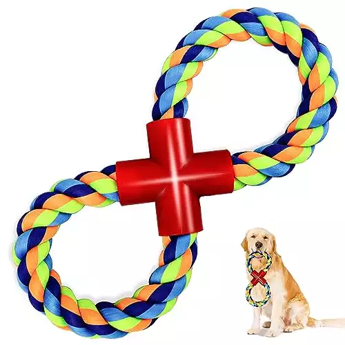 Interactive Cotton Tug of War Dog Toy