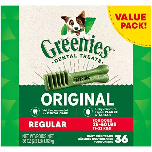 GREENIES Original Dog Dental Care Treats