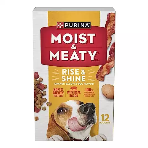 Purina Moist & Meaty Bacon & Egg Flavor Dog Food