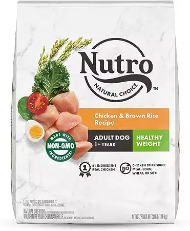 Nutro Natural Choice Healthy Weight Adult Dry Dog Food, Chicken & Brown Rice