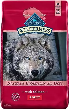 Blue Buffalo Wilderness High Protein Grain Free Natural Adult Dry Dog Food, Salmon
